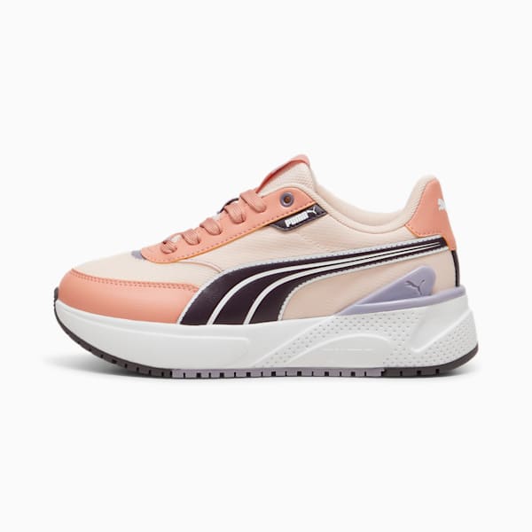 R78 Disrupt LT Sneakers Women, Deeva Peach-Midnight Plum-Island Pink, large-ZAF