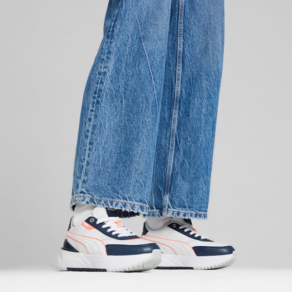 R78 Disrupt LT Sneakers Women, PUMA White-Club Navy-Glacial Gray, large-ZAF