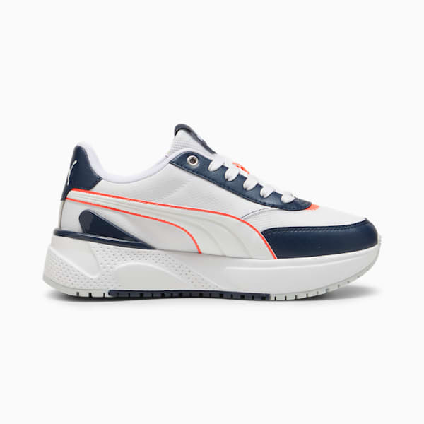 R78 Disrupt LT Sneakers Women, PUMA White-Club Navy-Glacial Gray, large-ZAF