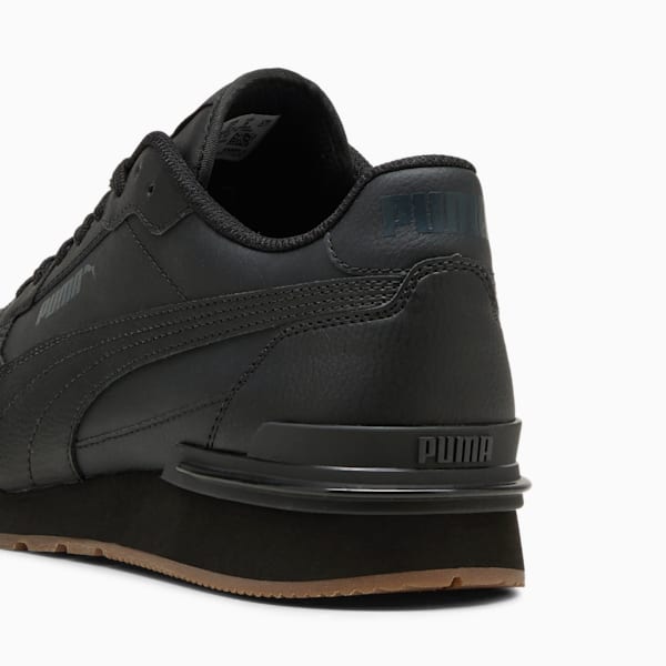 Zapatillas ST Runner v4 Cuero, PUMA Black-Strong Gray-Gum, large-ARG