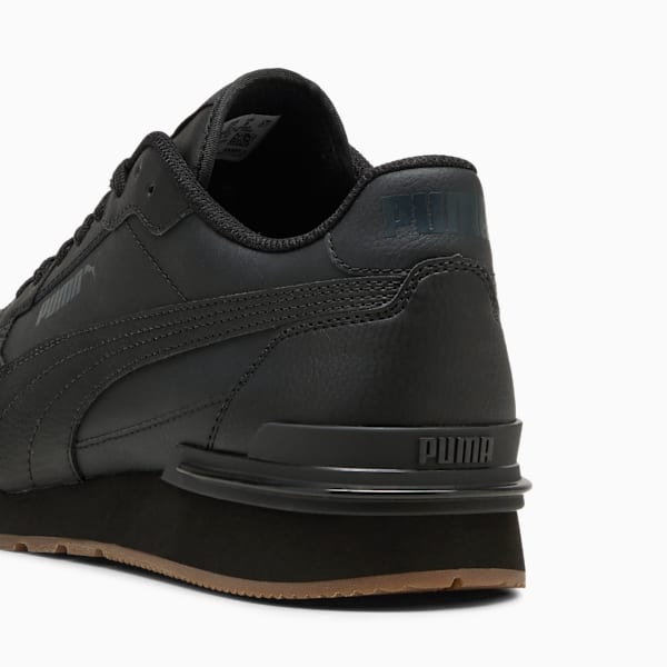 ST Runner v4 Leather Sneakers Unisex, PUMA Black-Strong Gray-Gum, large-ZAF