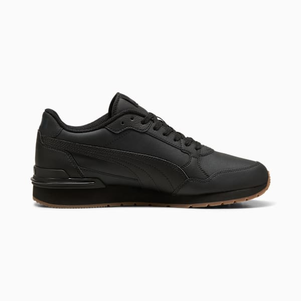 ST Runner v4 Leather Sneakers Unisex, PUMA Black-Strong Gray-Gum, large-ZAF