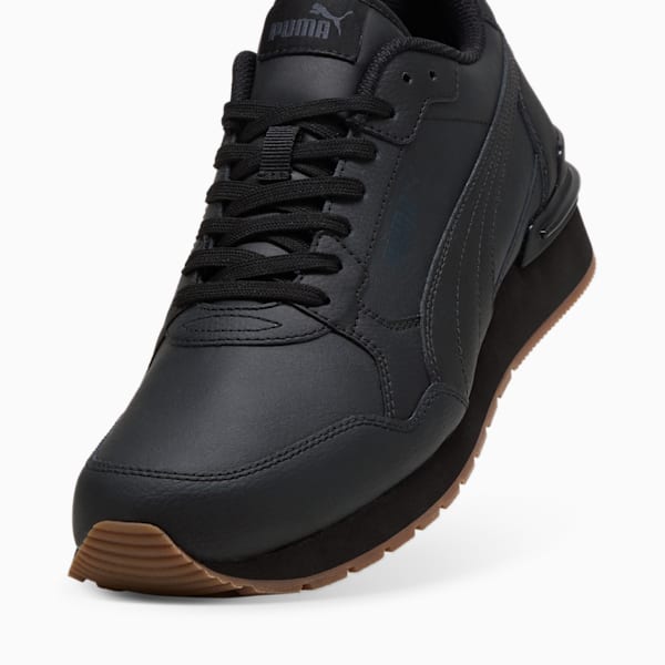 Zapatillas ST Runner v4 Cuero, PUMA Black-Strong Gray-Gum, large-ARG
