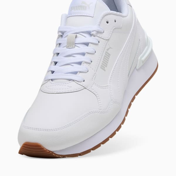 Zapatillas ST Runner v4 Cuero, PUMA White-Glacial Gray-Gum, large-ARG