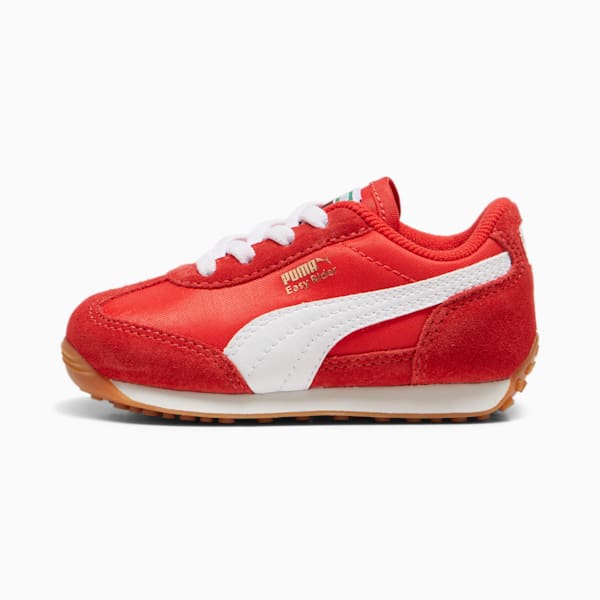 Easy Rider Vintage Sneakers Toddler, PUMA Red-PUMA White, large-ZAF