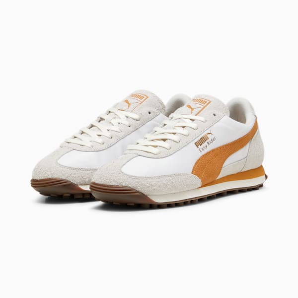 Easy Rider Nylon Sneakers Unisex, Warm White-Caramel Latte, large-ZAF