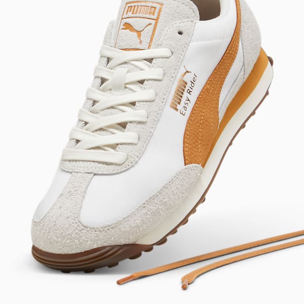 Easy Rider Nylon Sneakers Unisex, Warm White-Caramel Latte, large-ZAF