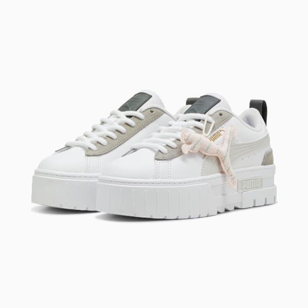 Tenis mujer Mayze Merry X-mas, PUMA White-Feather Gray, large-MEX
