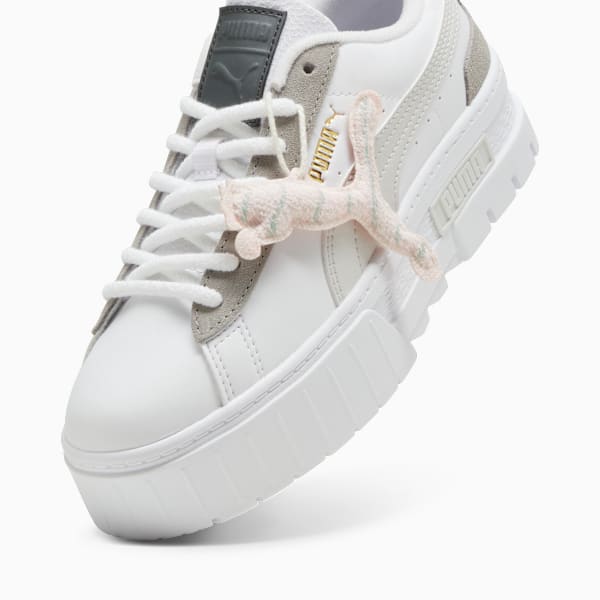 Tenis mujer Mayze Merry X-mas, PUMA White-Feather Gray, large-MEX
