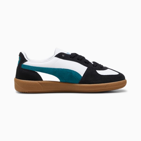 Palermo Downtown Sneakers Youth, PUMA White-Cold Green-PUMA Black, large-ZAF