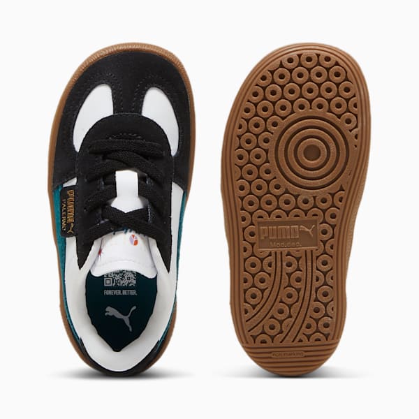 Palermo Downtown Sneakers Toddler, PUMA White-Cold Green-PUMA Black, large-ZAF