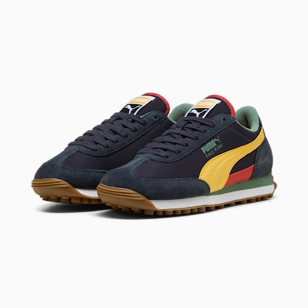 Easy Rider Sneakers Youth, New Navy-Sunny Yellow, large-ZAF