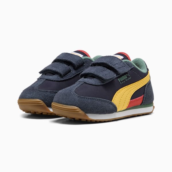 Easy Rider Sneakers Toddler, New Navy-Sunny Yellow, large-ZAF