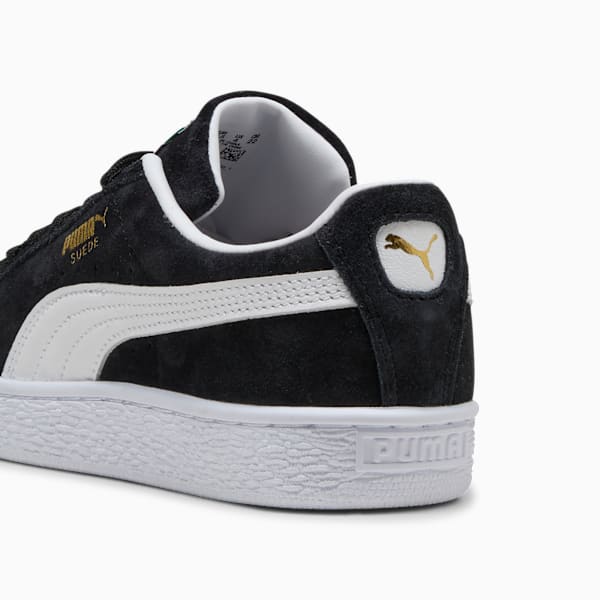Suede Classic Sneakers Youth, PUMA Black-PUMA White, large-MEX