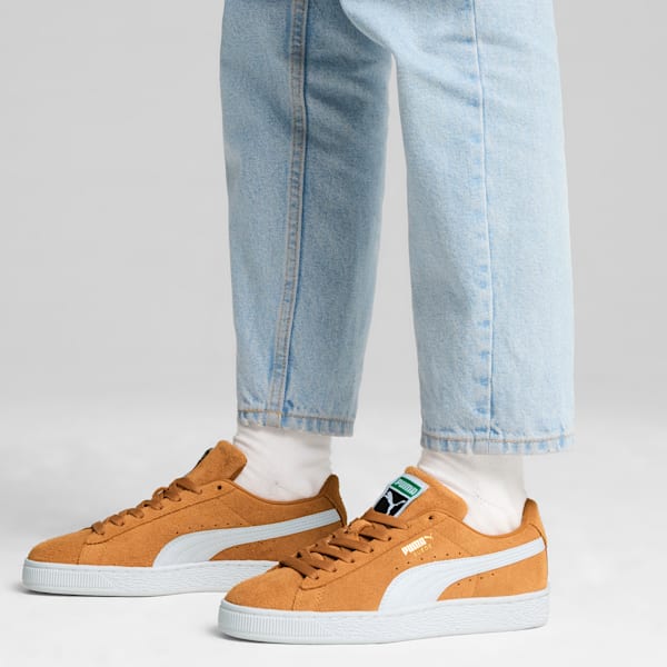 Zapatillas Suede Classic ADP, Caramel Latte-PUMA White, large-ARG