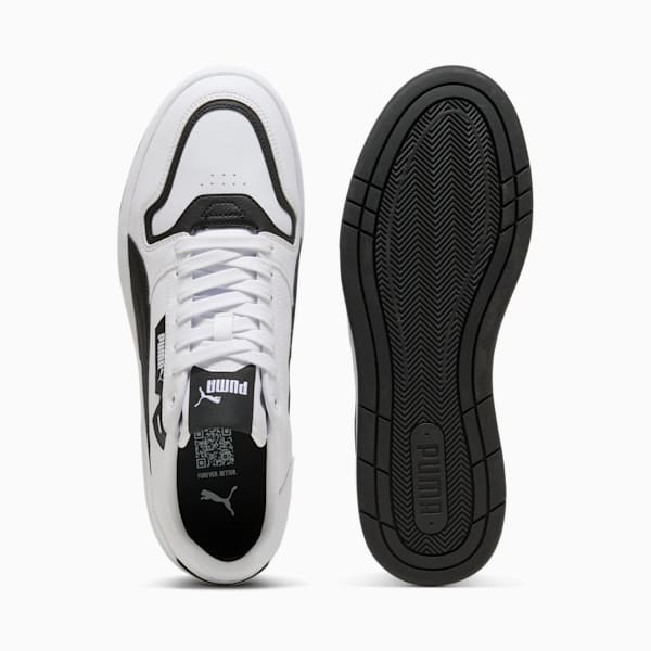 Court Classic Street Sneakers Unisex, PUMA White-PUMA Black, large-ZAF