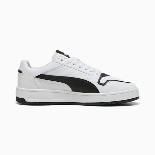 Court Classic Street Sneakers Unisex, PUMA White-PUMA Black, large-ZAF