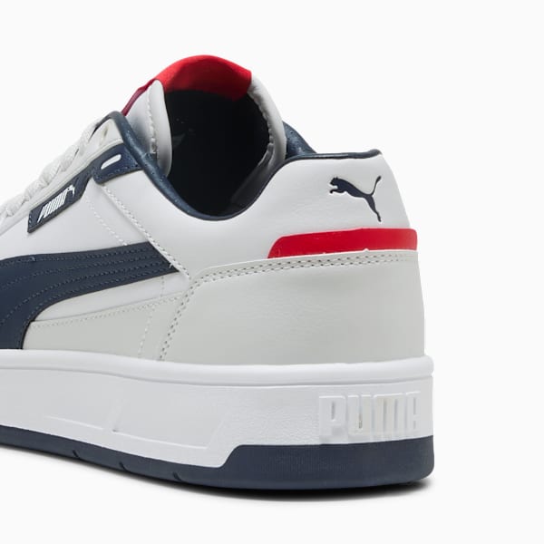 Court Classic Street Sneakers Unisex, PUMA White-PUMA Navy-Feather Gray, large-ZAF
