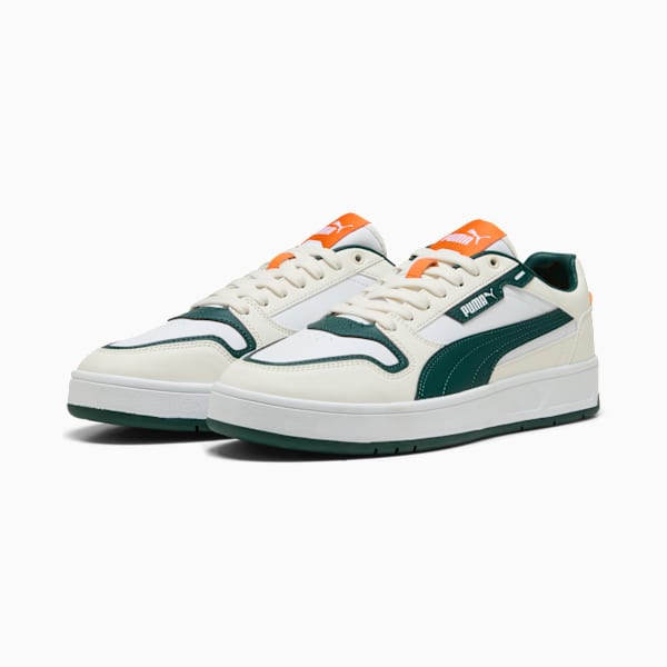 Court Classic Street Sneakers Unisex, PUMA White-Dark Myrtle-Warm White, large-ZAF