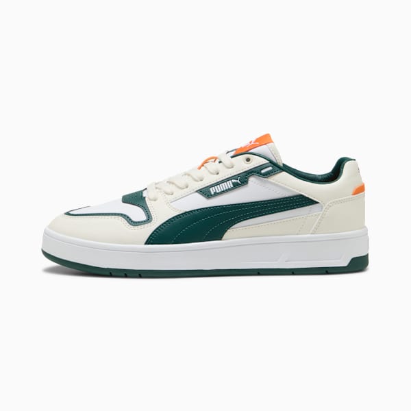 Court Classic Street Sneakers Unisex, PUMA White-Dark Myrtle-Warm White, large-ZAF