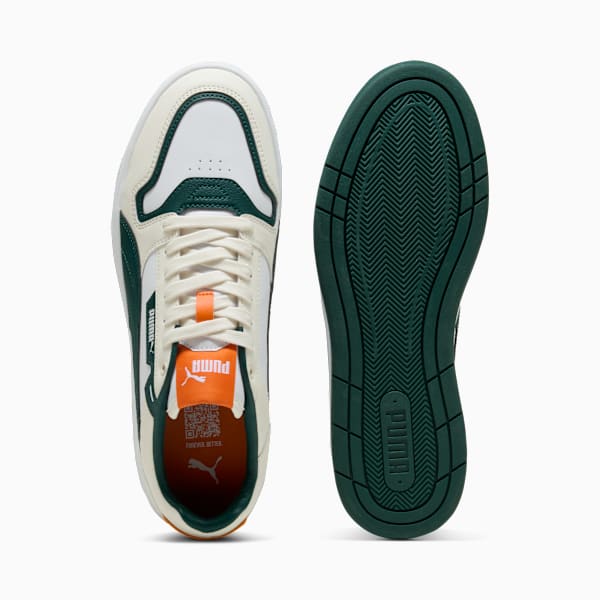 Court Classic Street Sneakers Unisex, PUMA White-Dark Myrtle-Warm White, large-ZAF