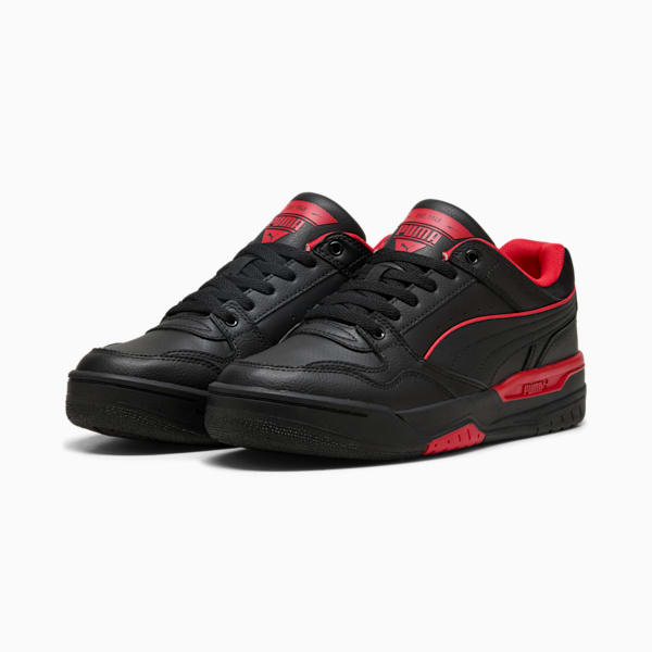 Rebound Retro Sneakers Unisex, PUMA Black-For All Time Red-PUMA Black, large-MEX