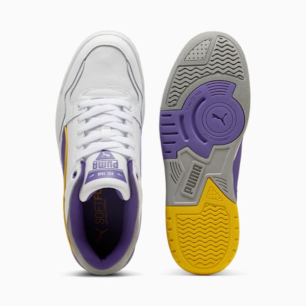 Tenis Rebound Retro, PUMA White-Team Violet-Yellow Sizzle, large-MEX
