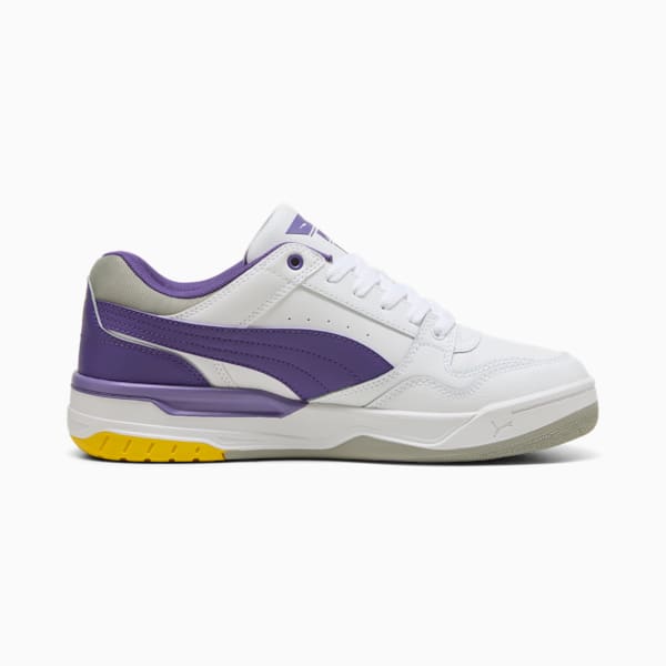 Tenis Rebound Retro, PUMA White-Team Violet-Yellow Sizzle, large-MEX
