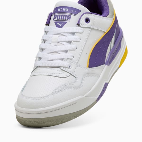 Tenis Rebound Retro, PUMA White-Team Violet-Yellow Sizzle, large-MEX