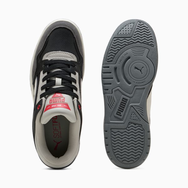 Zapatillas Rebound Retro Gamuza, PUMA Black-Cool Dark Gray-For All Time Red, large-ARG