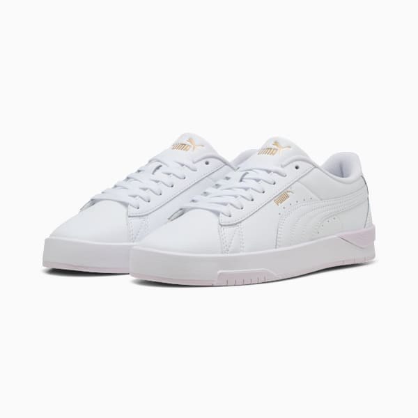 Tenis mujer Jada Classic, PUMA White-PUMA Gold-Lilac Frost, large-MEX