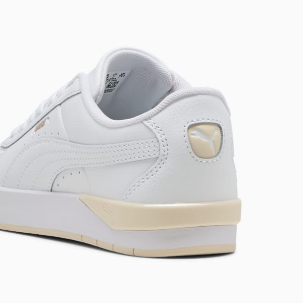 Tenis mujer Jada Classic, PUMA White-PUMA Gold-Alpine Snow, large-MEX