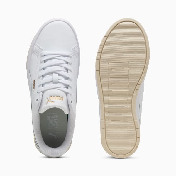 Tenis mujer Jada Classic, PUMA White-PUMA Gold-Alpine Snow, large-MEX