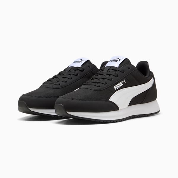 R78 Lightwind Sneakers Unisex, PUMA Black-PUMA White, large-ZAF