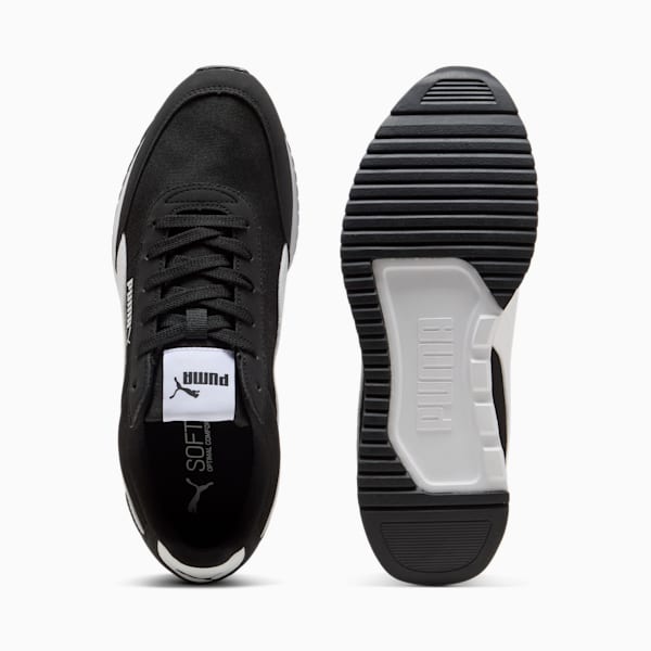 R78 Lightwind Sneakers Unisex, PUMA Black-PUMA White, large-ZAF