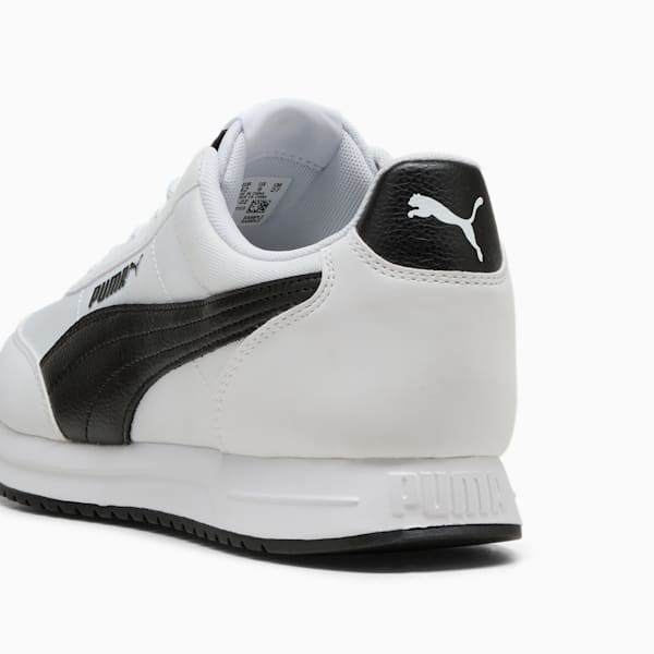 R78 Lightwind Sneakers Unisex, PUMA White-PUMA Black, large-ZAF