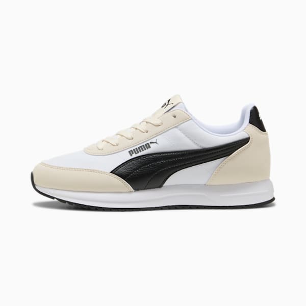 R78 Lightwind Sneakers Unisex, PUMA White-PUMA Black-Alpine Snow, large-ZAF