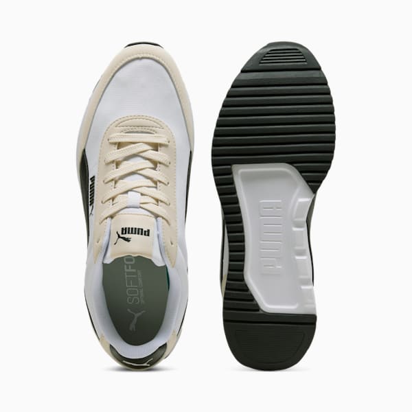 R78 Lightwind Sneakers Unisex, PUMA White-PUMA Black-Alpine Snow, large-ZAF