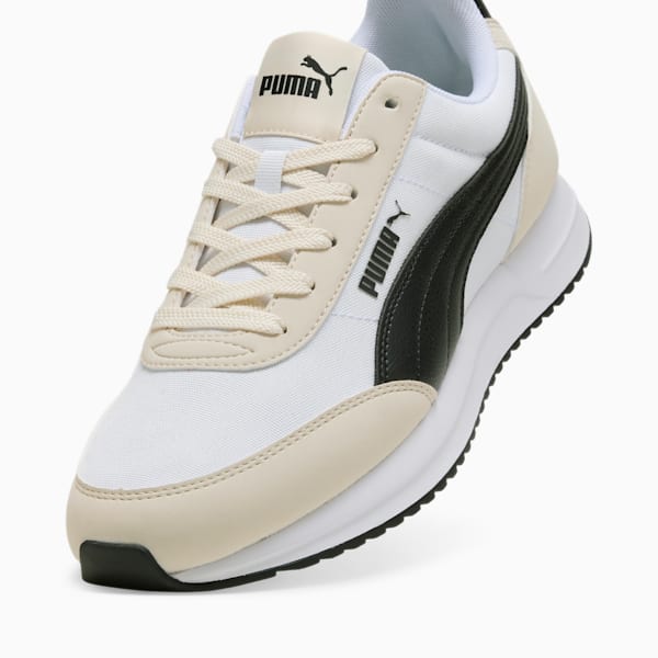 R78 Lightwind Sneakers Unisex, PUMA White-PUMA Black-Alpine Snow, large-ZAF