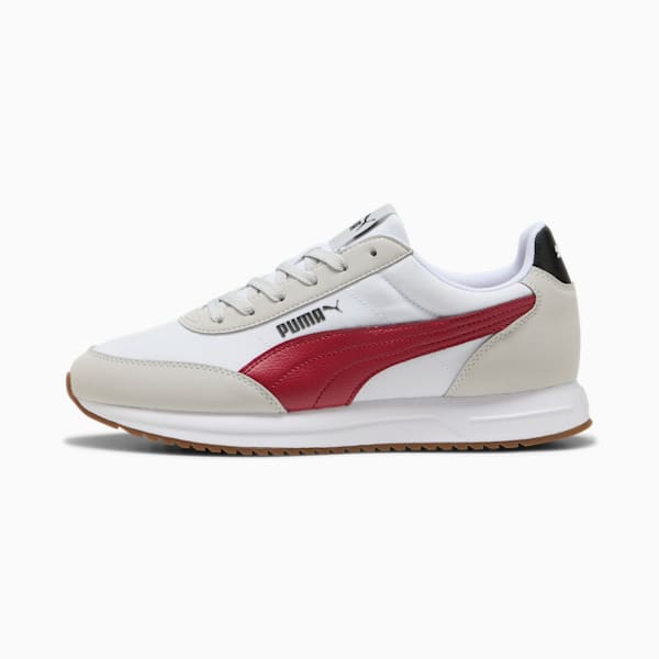 R78 Lightwind Sneakers Unisex, Cool Light Gray-Dark Crimson-PUMA White, large-ZAF