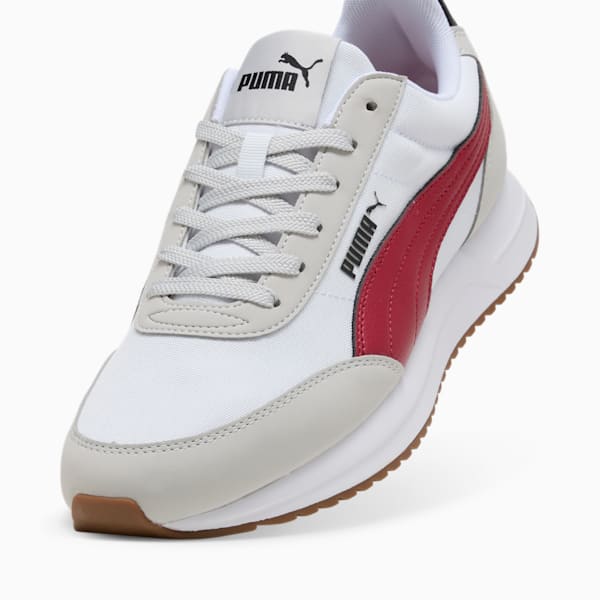 R78 Lightwind Sneakers Unisex, Cool Light Gray-Dark Crimson-PUMA White, large-ZAF