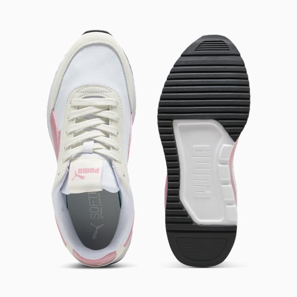 R78 Lightwind Sneakers Unisex, PUMA White-Poised Pink-Vapor Gray, large-ZAF