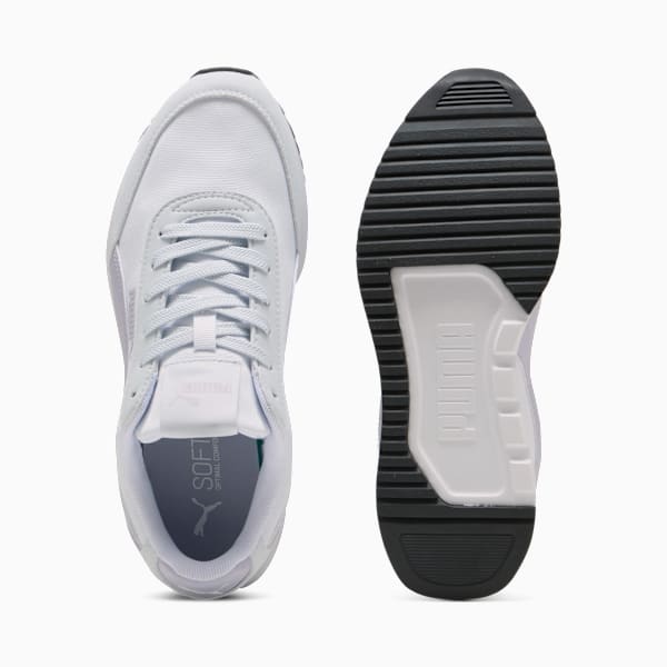 R78 Lightwind Sneakers Unisex, PUMA White-Lilac Crush-Silver Mist, large-ZAF