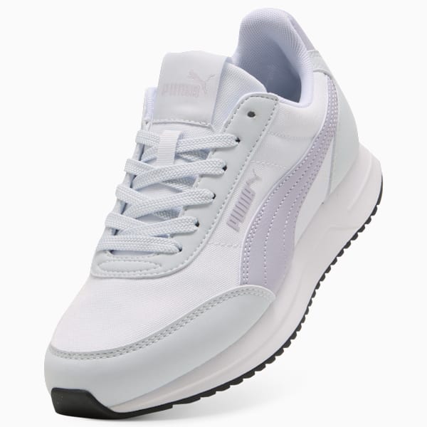 R78 Lightwind Sneakers Unisex, PUMA White-Lilac Crush-Silver Mist, large-ZAF