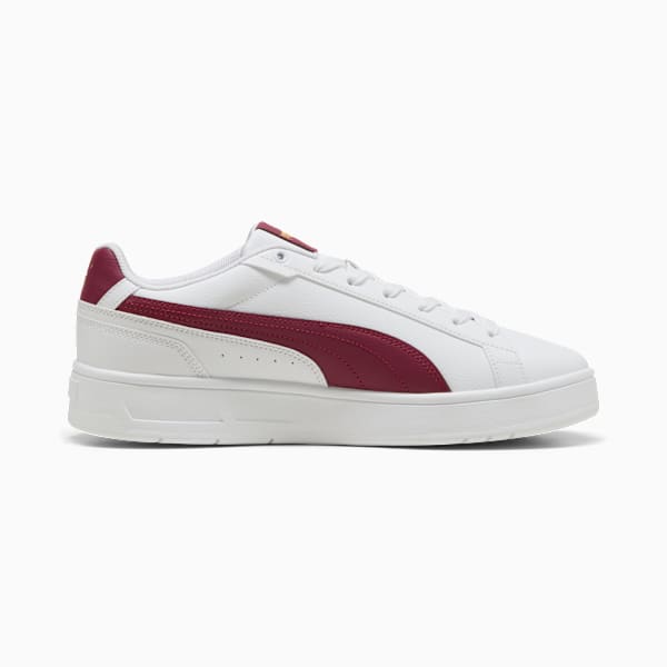 Court Classico Sneakers Unisex, PUMA White-Team Regal Red-PUMA Gold, large-ZAF