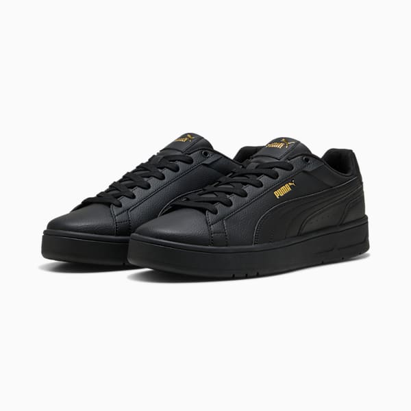 Court Classico Sneakers Unisex, PUMA Black-PUMA Black-PUMA Gold, large-ZAF