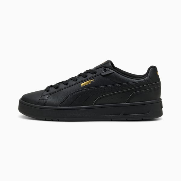 Court Classico Sneakers Unisex, PUMA Black-PUMA Black-PUMA Gold, large-ZAF