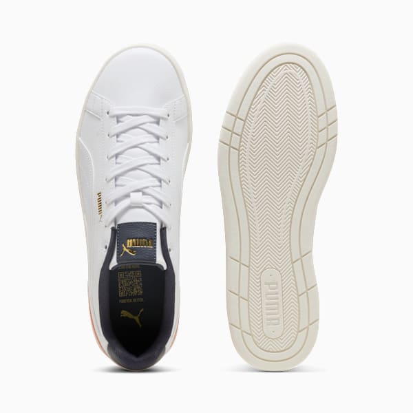 Court Classico Sneakers Unisex, PUMA White-PUMA White-New Navy, large-ZAF