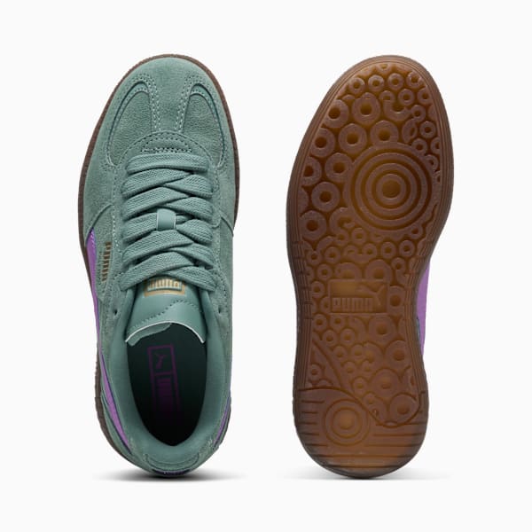 Palermo Moda Xtra Gum Sneakers Women, Green Moon-Wild Berry, large-MEX