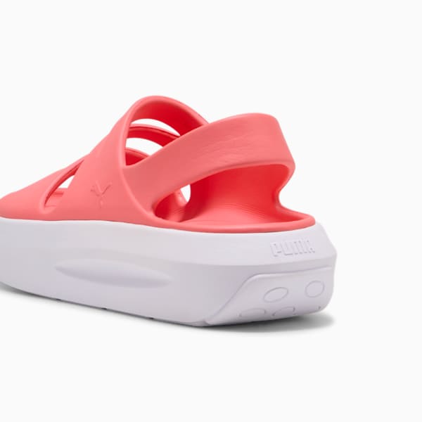 PUMA Flatter Sandals Women, Peach Frost-PUMA White, large-ZAF